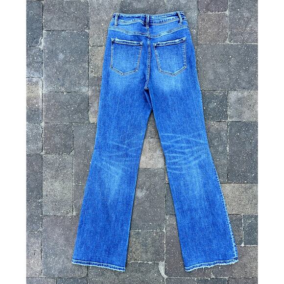Flying Monkey high rise distressed wide leg jeans size 26x33.5" - Picture 2 of 4